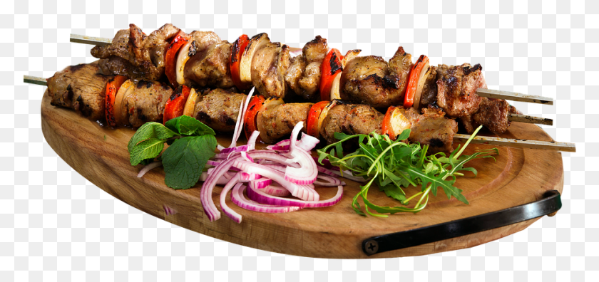 928x400 Skewer Kebab Barbecue Food Restaurant Plate Board Barbecue, Plant, Lobster, Seafood HD PNG Download