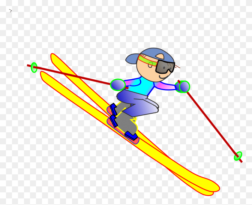 800x638 Ski Clipart Slalom Skiing, Baseball Bat, Baseball, Team Sport HD PNG Download