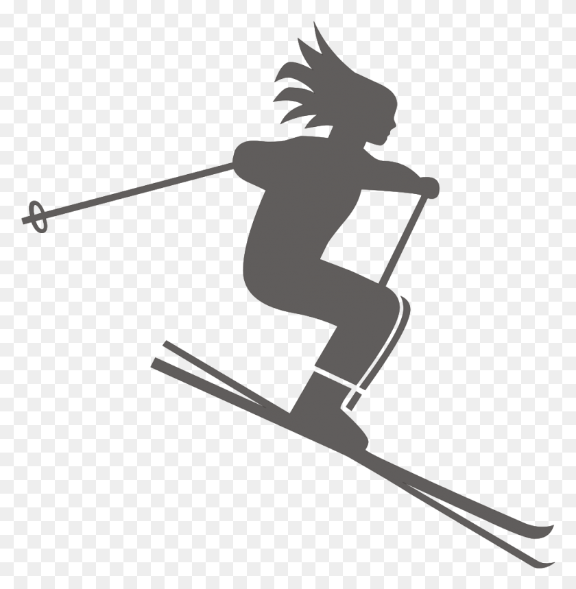 971x995 Катание На Лыжах Png Изображения