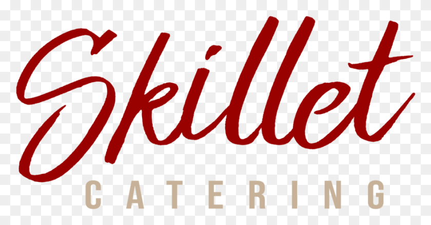 881x427 Skillet Catering, Text, Calligraphy, Handwriting HD PNG Download