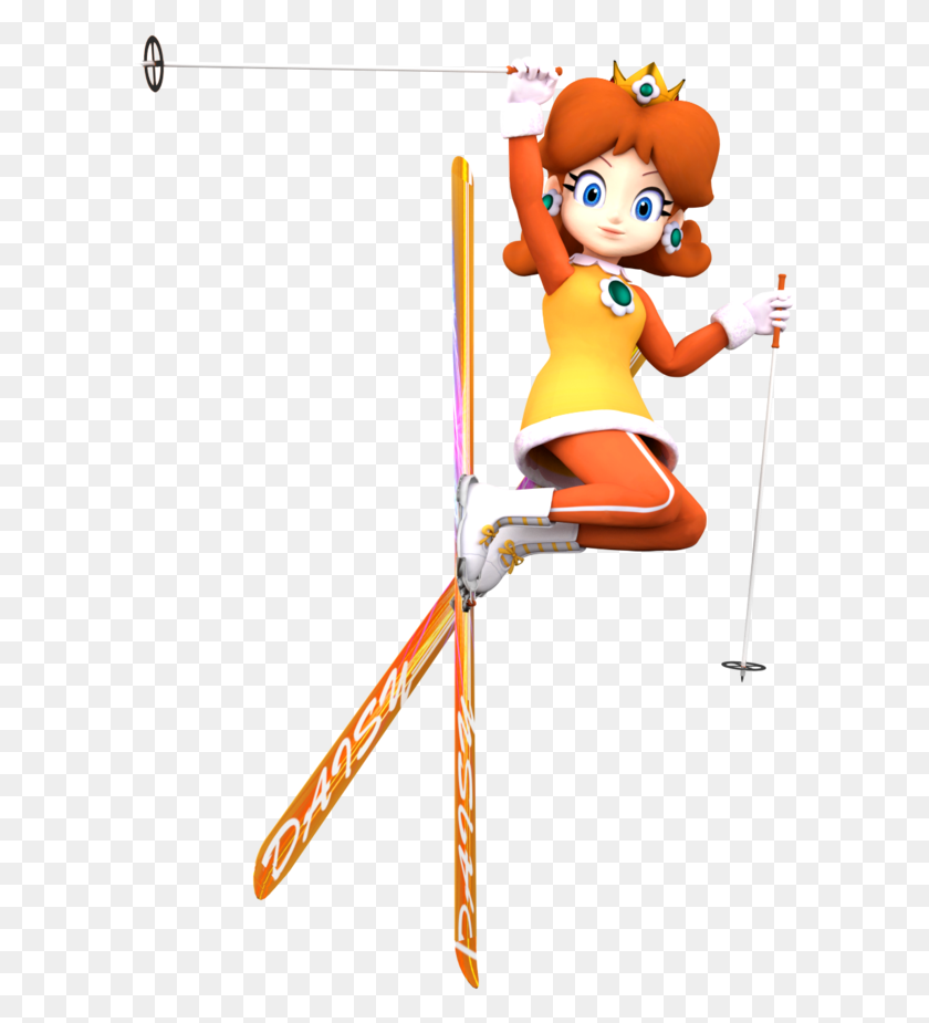597x865 Skillful Skiing Daisy By Bradman267, Architecture, Building, Bow HD PNG Download