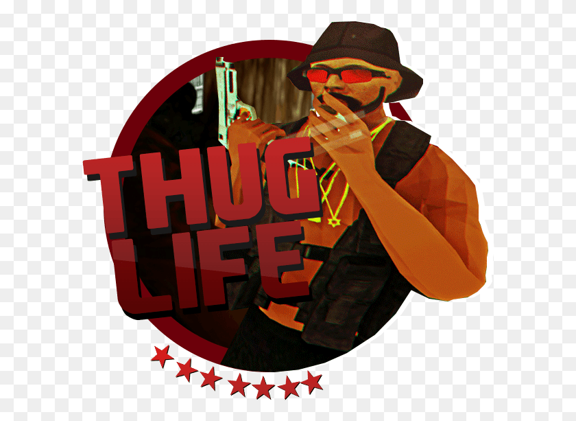 602x553 Skin Thug Life Illustration, Clothing, Apparel, Person HD PNG Download