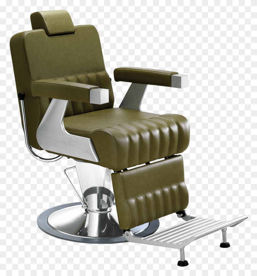 863x930 Skip Links Barber Chair, Furniture, Cushion, Armchair HD PNG Download