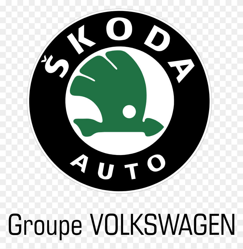 2133x2191 Skoda Auto Logo Transparent Skoda, Logo, Symbol, Trademark HD PNG Download
