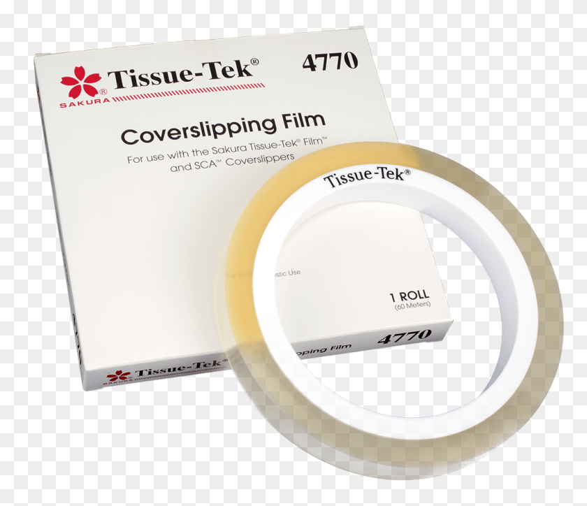 1021x870 Sku Tissue Tek Coverslipping Film, Tape, Text, Disk HD PNG Download