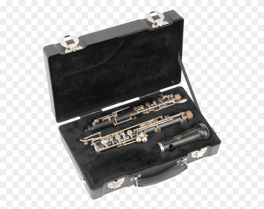 569x607 Descargar Png Oboe In Case, Instrumento Musical, Actividades De Ocio, Clarinete Hd Png