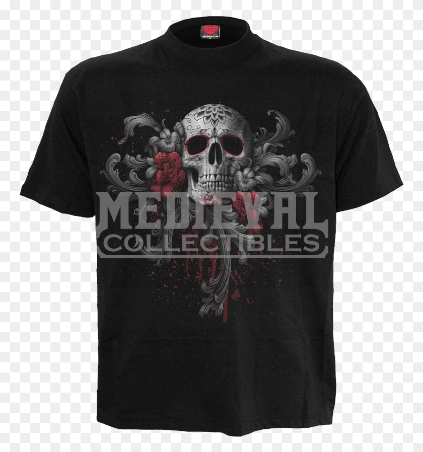 765x838 Skull, Clothing, Apparel, T-shirt HD PNG Download