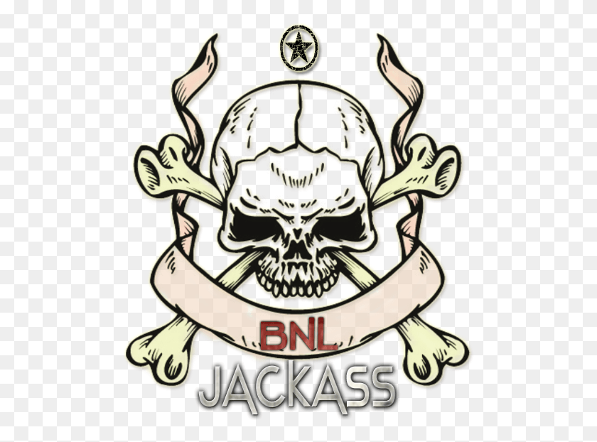 495x562 Skull, Symbol, Emblem, Logo HD PNG Download
