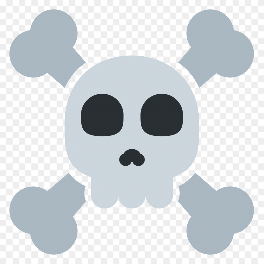 2048x2048 Skull And Crossbones Crossbones Emoji, Stencil, Pin HD PNG Download