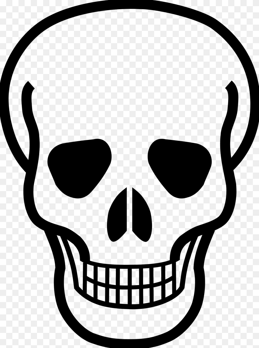 1428x1920 Skull Clipart, Stencil, Person, Alien PNG