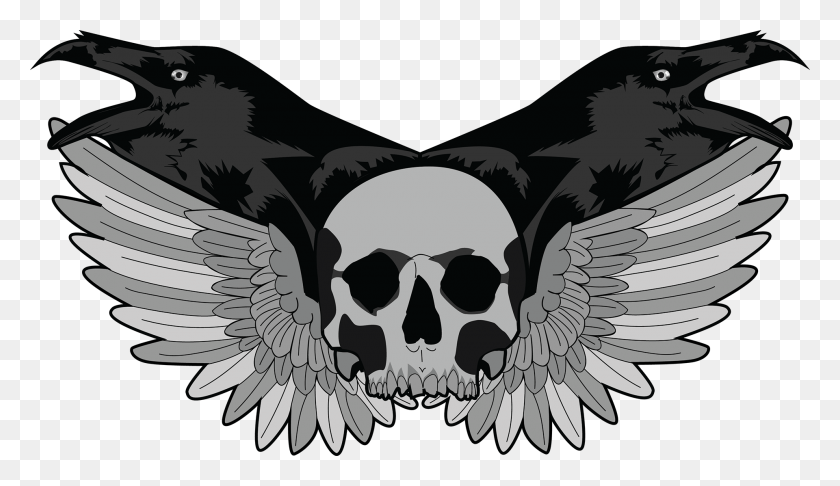 1920x1049 Skull Clipart Raven American Crow, Sunglasses, Accessories, Accessory HD PNG Download
