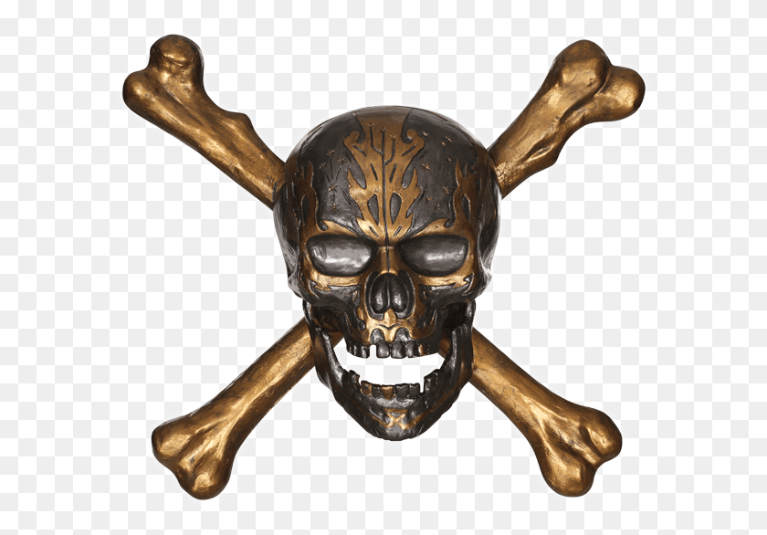 596x526 Skull Decor For Sale New Pirates Of The Caribbean Skull, Antelope, Wildlife, Mammal HD PNG Download