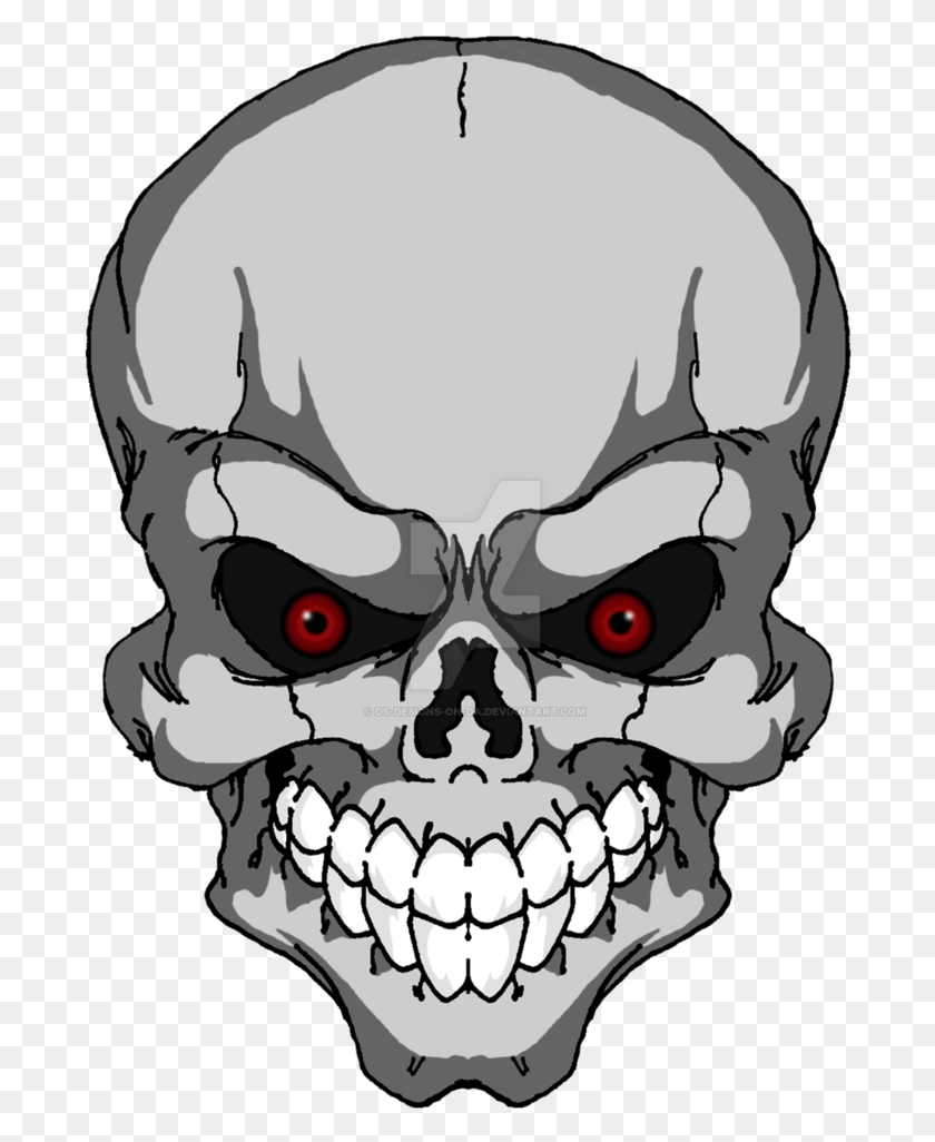 690x966 Skull Design Skull, Jaw, Stencil, Head HD PNG Download