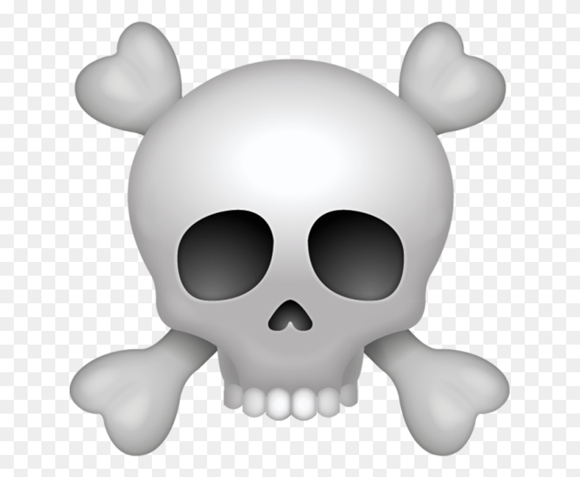 639x632 Skull Emoji Transparent Background, Toy, Stencil HD PNG Download