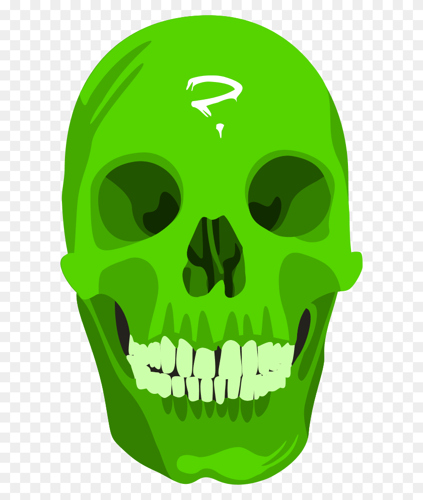 600x934 Skull Question Mark Green Skull, Symbol, Recycling Symbol, Alien HD PNG Download