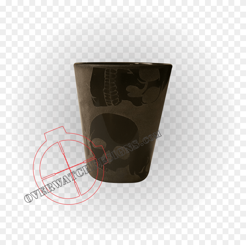 2382x2373 Skull Shot Glass Paper Bag, Coffee Cup, Cup, Cone HD PNG Download