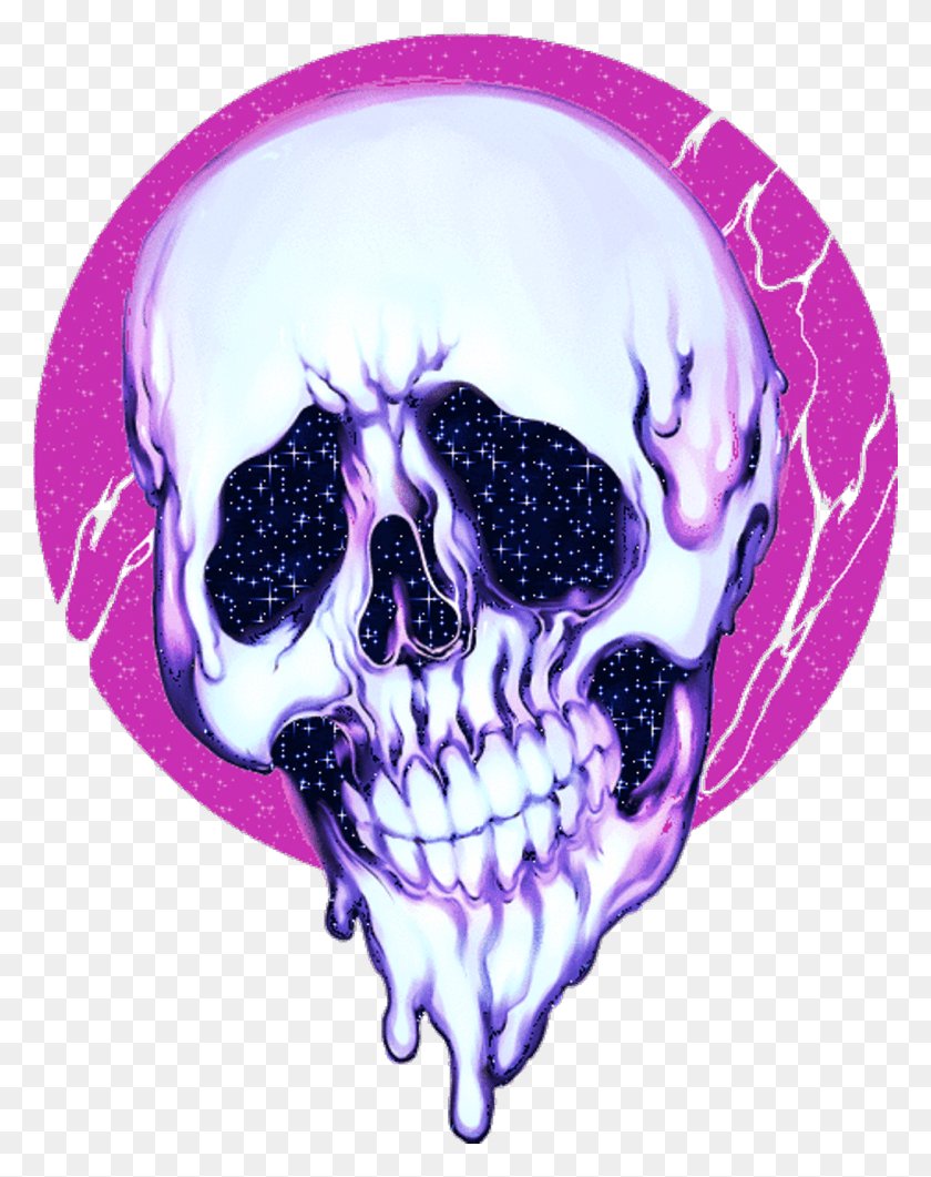 1024x1315 Skull Skeleton Trippy Psychedelic Aesthetic Tumblr Aesthetic Skull, X-ray, Medical Imaging X-ray Film, Ct Scan HD PNG Download