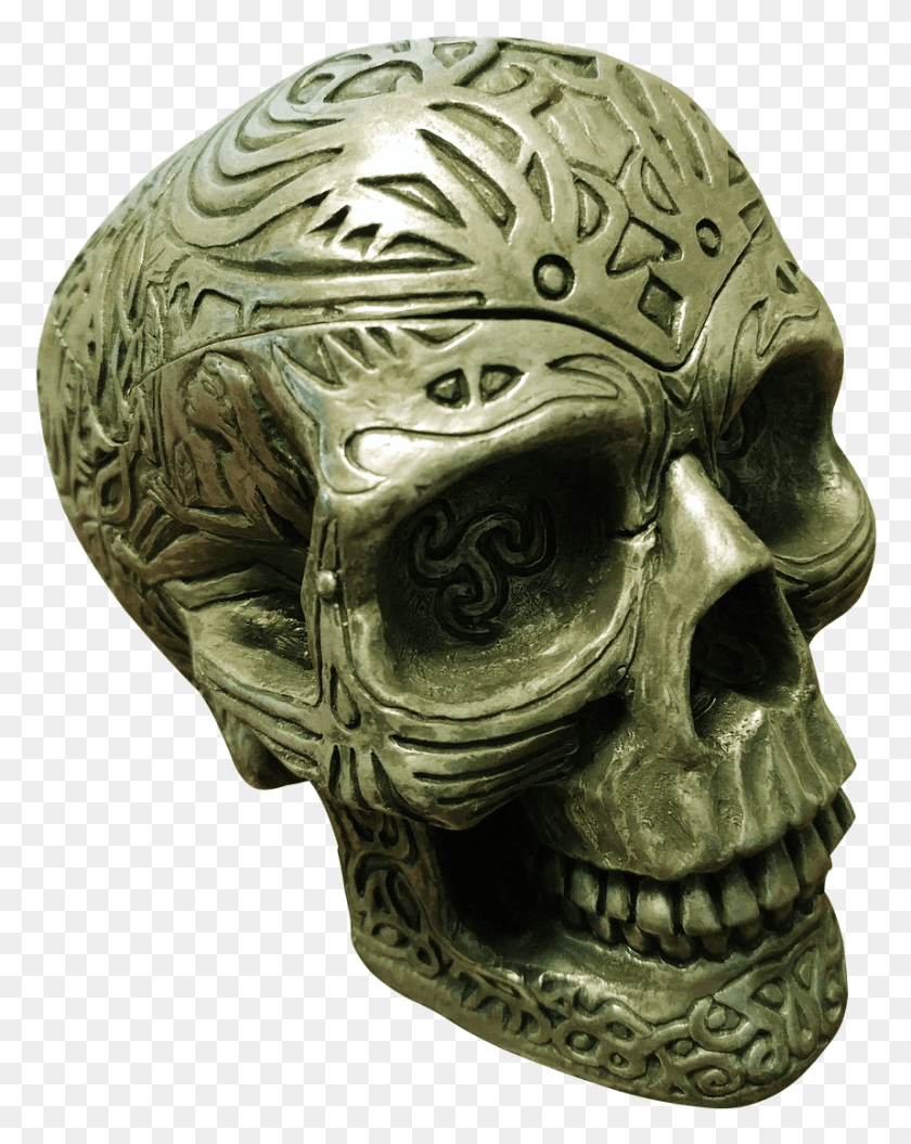 858x1095 Descargar Png Skull Spooky Scary Halloween Horror Death Head Cráneo, Arquitectura, Edificio, Emblema Hd Png