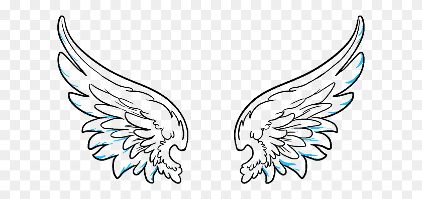 613x337 Skull Trooper Clipart Drawing Easy Wings Angel Vector, Ornament, Pattern, Fractal HD PNG Download