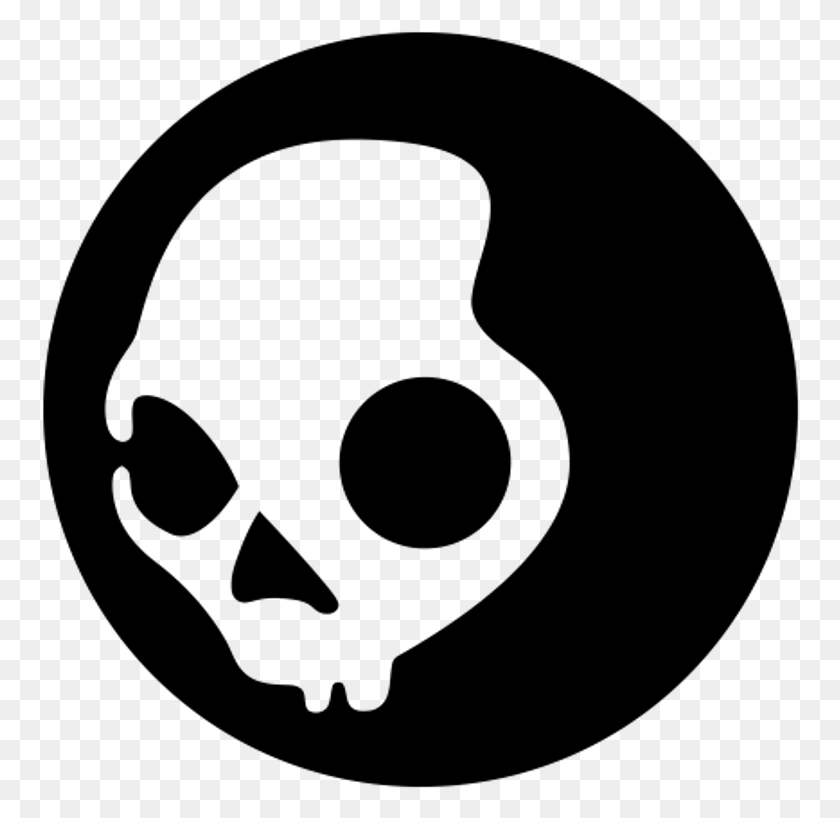 758x758 Skullcandy Skull Music Dj Hearphone Calavera Логотип Skullcandy, Серый, World Of Warcraft Hd Png Скачать