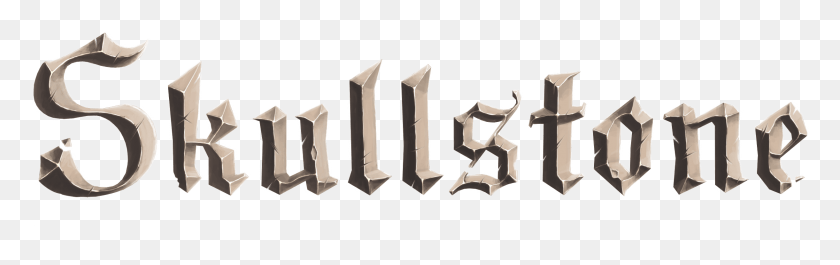 2441x644 Skullstone Logo 2 38402160 725 Kb Calligraphy, Text, Pillar, Architecture HD PNG Download