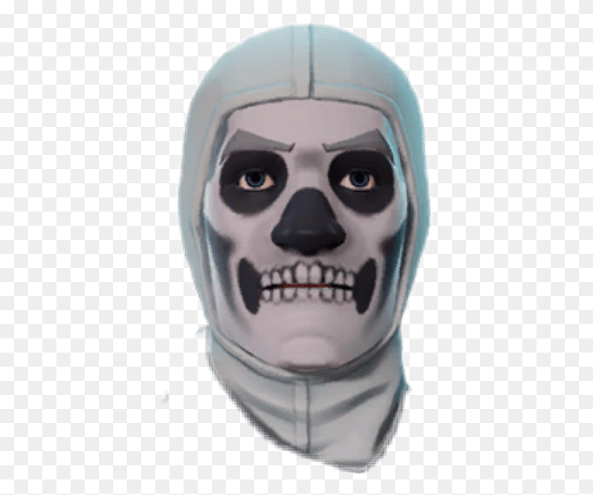 391x642 Skulltrooper Sticker Skull Trooper Face Paint, Head, Helmet, Clothing HD PNG Download