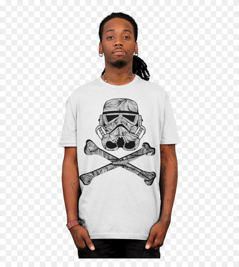 430x879 Skulltrooper T Shirt T Shirt, Clothing, Apparel, Person HD PNG Download