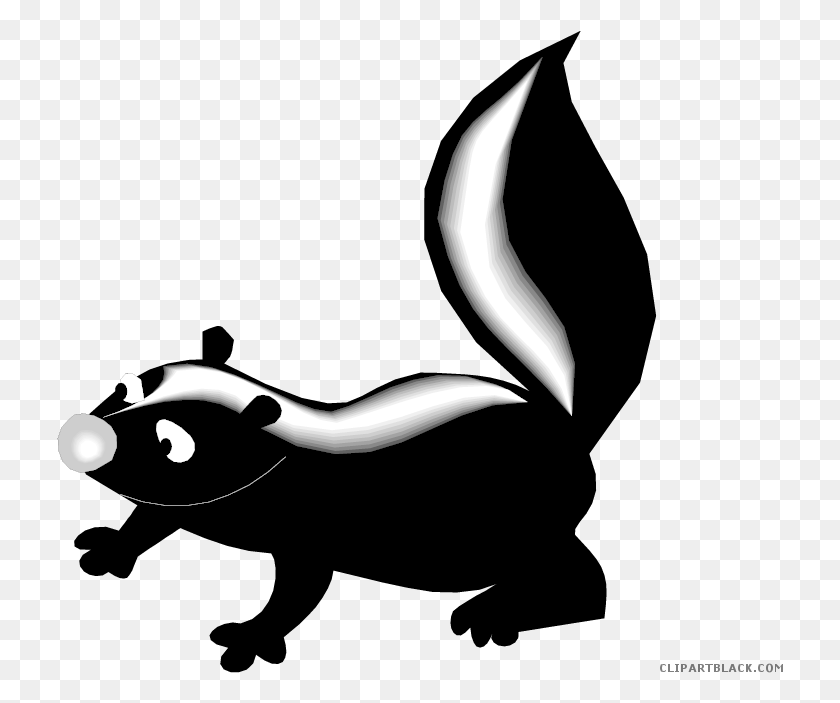 727x643 Skunk Clipart Skunk Clip Art, Flying, Bird, Animal HD PNG Download