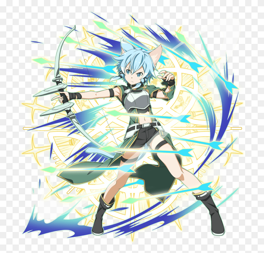 730x747 Sky Bow Sinon Sky Bow Sinon Sao Md, Person, Human HD PNG Download