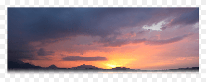 1921x678 Sky Cloud Computer Golden Transprent Sunset, Nature, Outdoors, Sunrise HD PNG Download