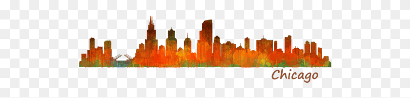 519x141 Skyline, Metropolis, City, Urban HD PNG Download