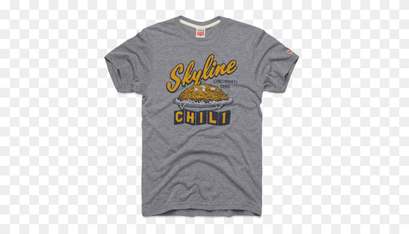 416x420 Skyline Chili Active Shirt, Clothing, Apparel, T-shirt HD PNG Download