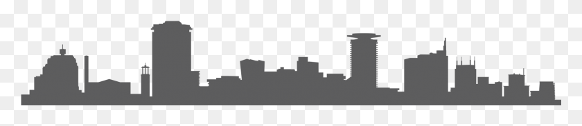 1601x253 Skyline Clipart Nairobi Nairobi City Skyline Silhouette, Stencil, Gray HD PNG Download