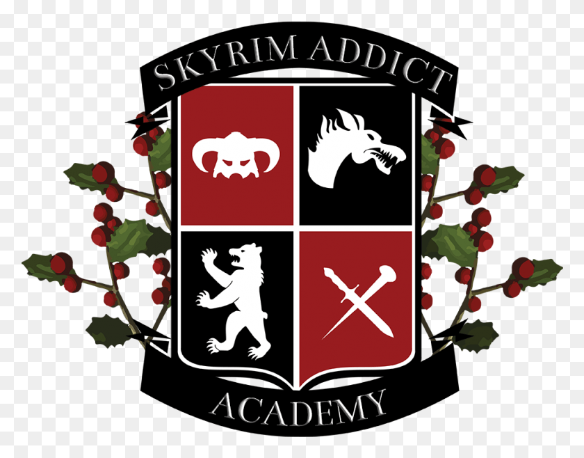 977x750 Skyrim Addict Academy Episode 4 Is Now Available Crest, Person, Human, Plant HD PNG Download