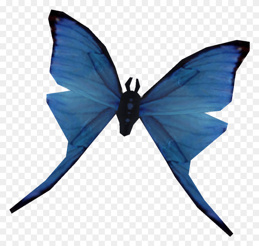 1026x970 Skyrim Blue Butterfly, Bird, Animal, Purple HD PNG Download