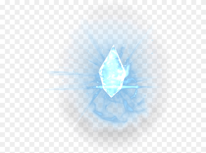 Skyrim Ice Spell, Crystal, Flare, Light, Lighting Sticker PNG