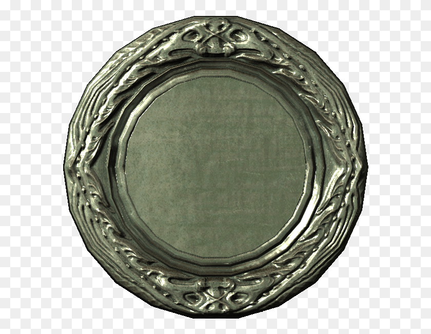 596x590 Skyrim Plate, Silver, Meal, Food HD PNG Download