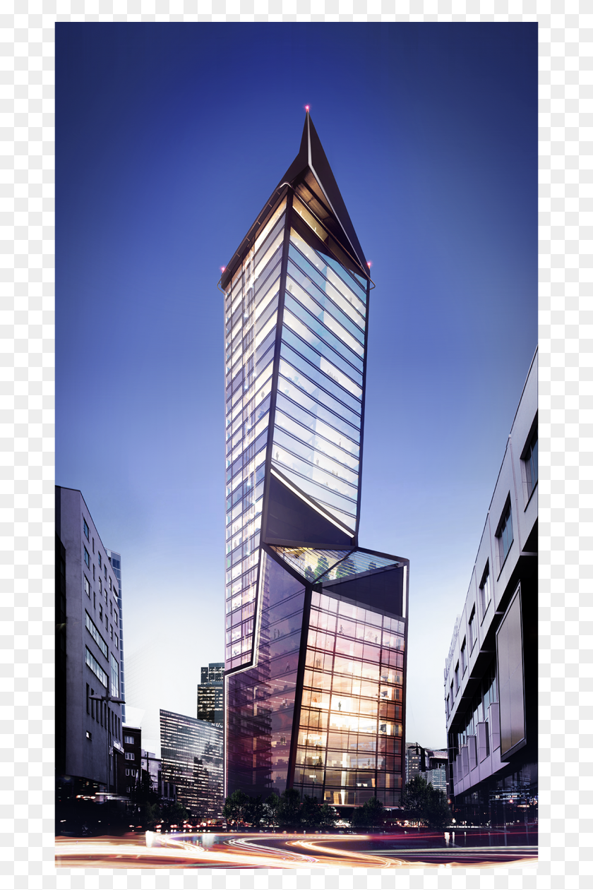 687x1201 Skyscraper, High Rise, City, Urban HD PNG Download