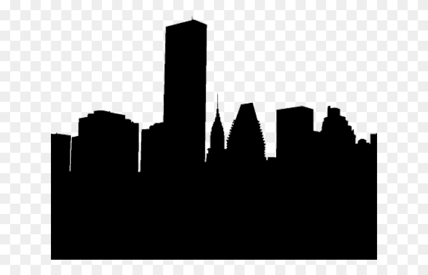 640x480 Skyscraper Clipart Houston City Silhouette, Plot, Text, Candle HD PNG Download