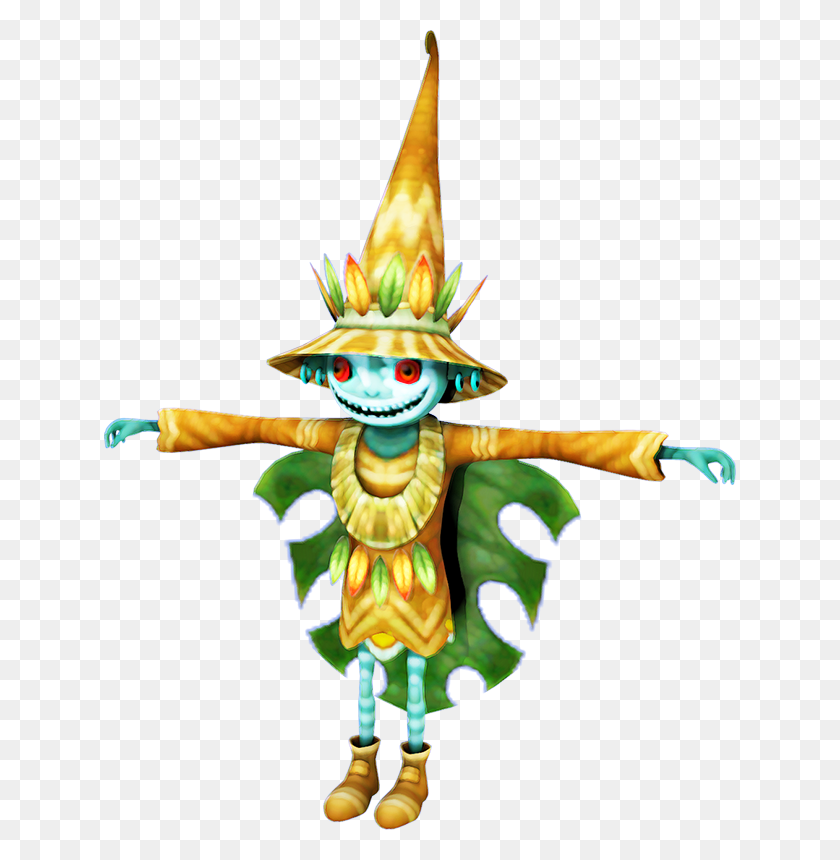 632x800 Skyward Sword Rendering Effects Applied To Twilight Skull Kid Twilight Princess, Toy, Scarecrow, Pattern HD PNG Download