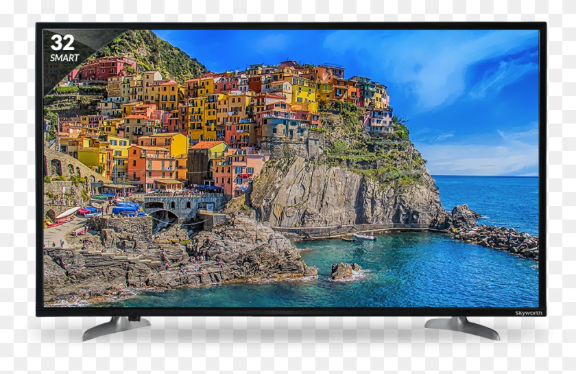 925x576 Skyworth 32m20 43m20 49m20 Led Smart Tvs Launched Cinq Terres, Monitor, Screen, Electronics HD PNG Download