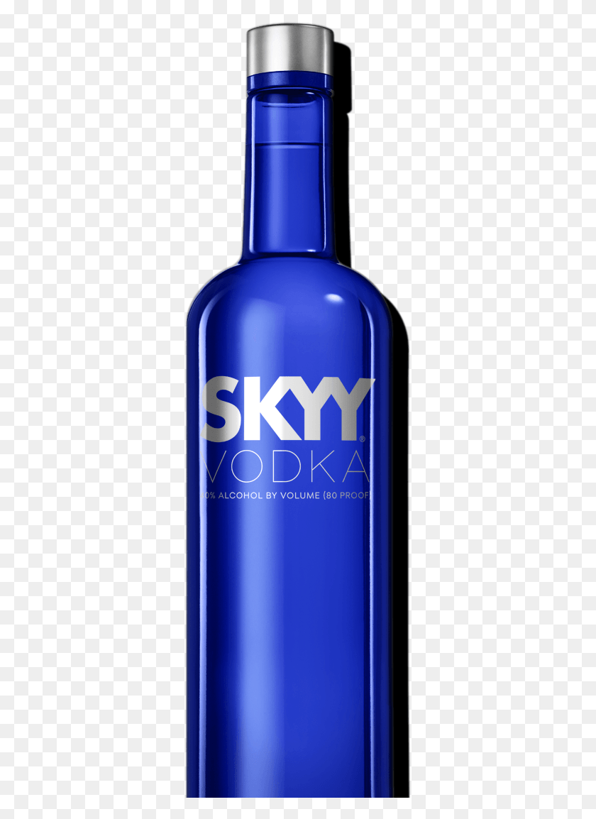 319x1094 Skyy Vodka On Sale Now Glass Bottle, Cosmetics, Beverage, Drink HD PNG Download