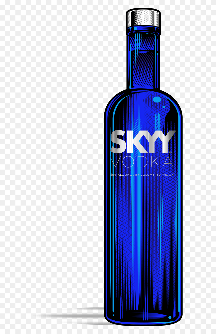 581x1240 Descargar Png Skyy Vodka Vodka Skyy Logo, Botella, Licor, Alcohol Hd Png