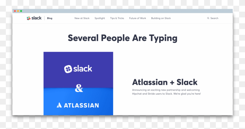 1683x829 Slack Acquires Hipchat Moves Blog From Medium To Wordpress Slack, Text, Business Card, Paper HD PNG Download