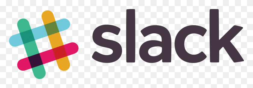 2400x719 Логотип Slack Прозрачный Вектор Прозрачный Логотип Slack, Текст, Слово, Символ Hd Png Скачать