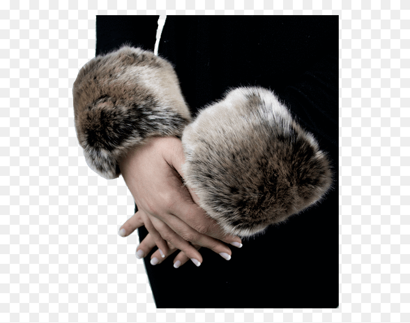 548x601 Slap On Faux Fox Cuffs Fur Clothing, Rat, Rodent, Mammal HD PNG Download