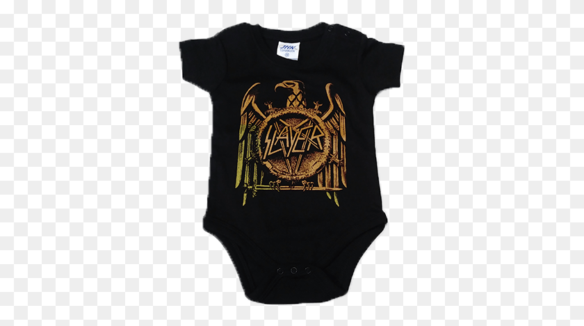 327x409 Slayer Baby Onesie Emblema, Ropa, Vestimenta, Camiseta Hd Png