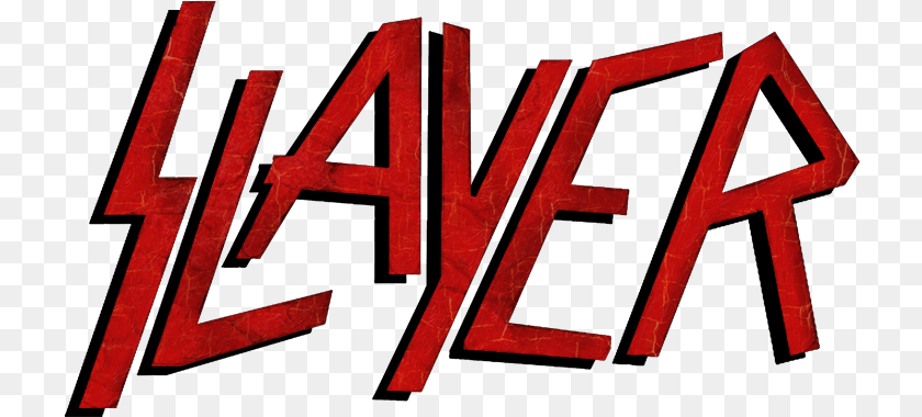 725x380 Slayer Woven Patch Scratched Logo Slayer Band Logo, Text, Art Clipart PNG