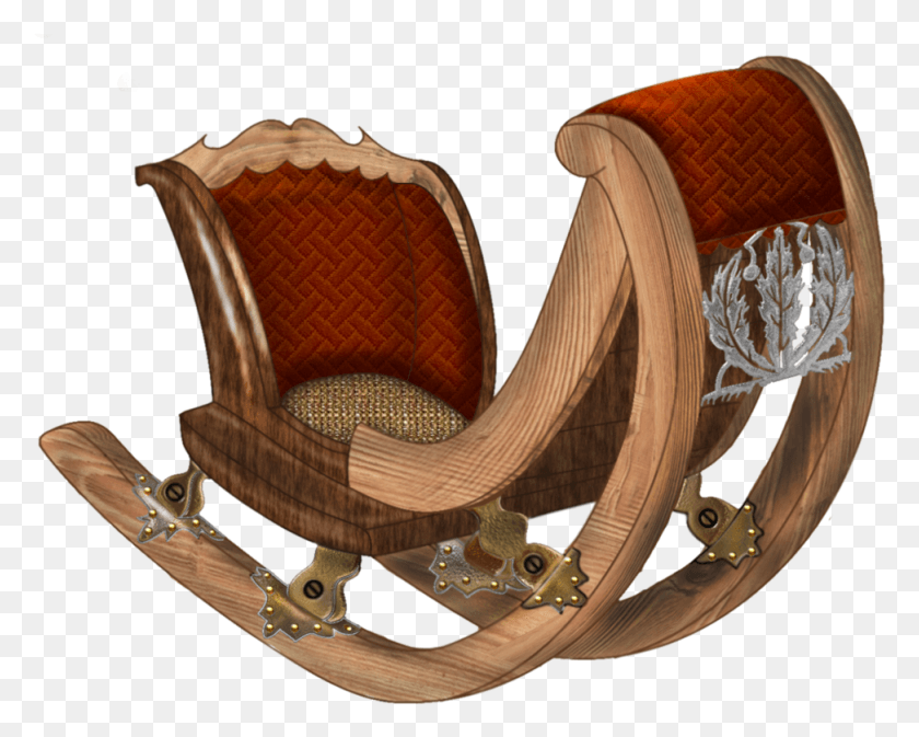 973x765 Sled 3 By Roula33 Pluspng Rocking Chair, Furniture, Cradle HD PNG Download