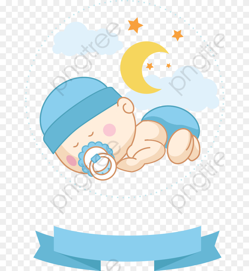 671x916 Sleeping Baby Clipart Cartoon Baby Sleep Cartoon, Cap, Clothing, Hat, Person Sticker PNG